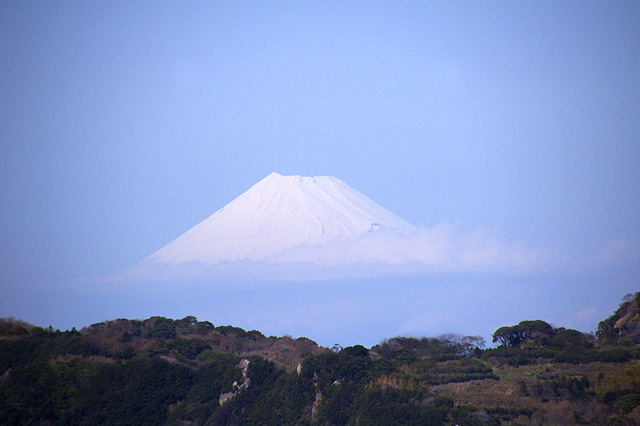 雲の上の富士山の写真素材 フリー