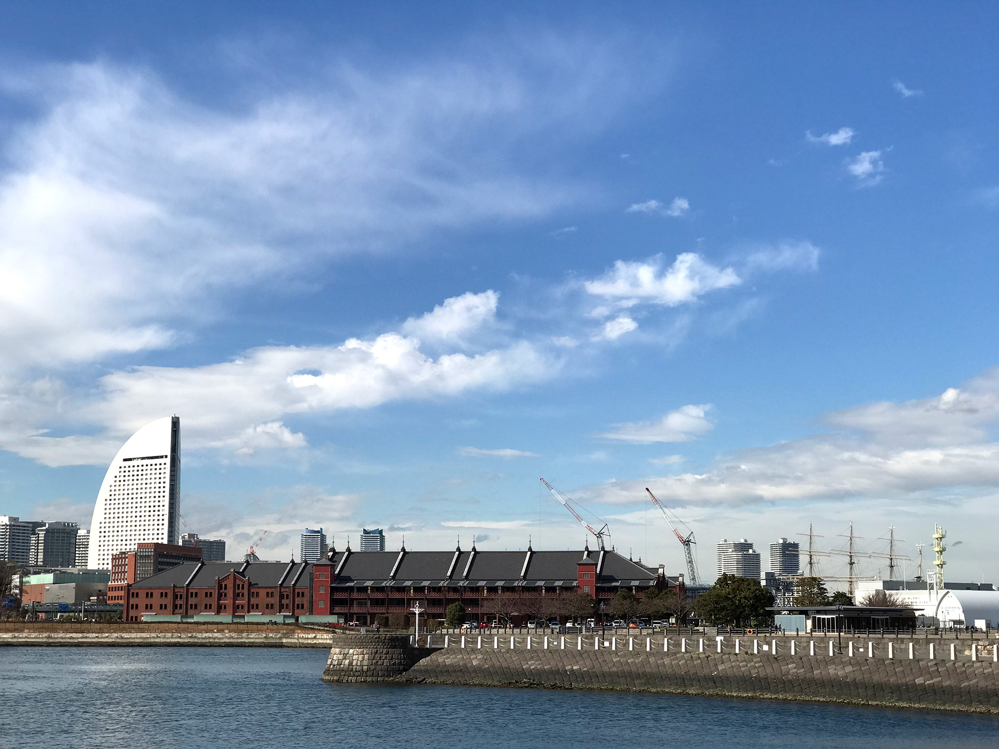 横浜赤レンガ倉庫の写真のフリー素材