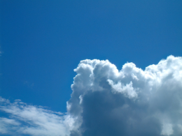 夏らしい空の無料写真素材