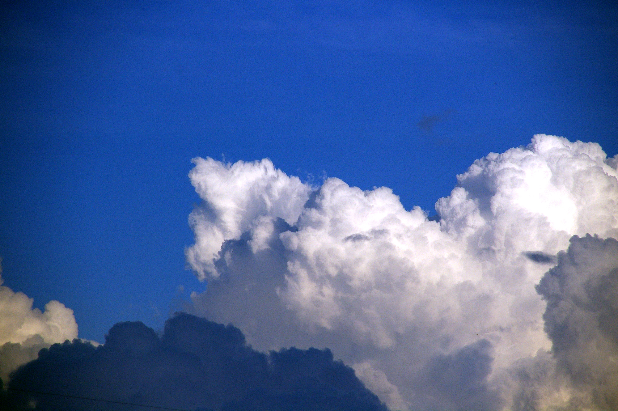 入道雲のフリー写真素材
