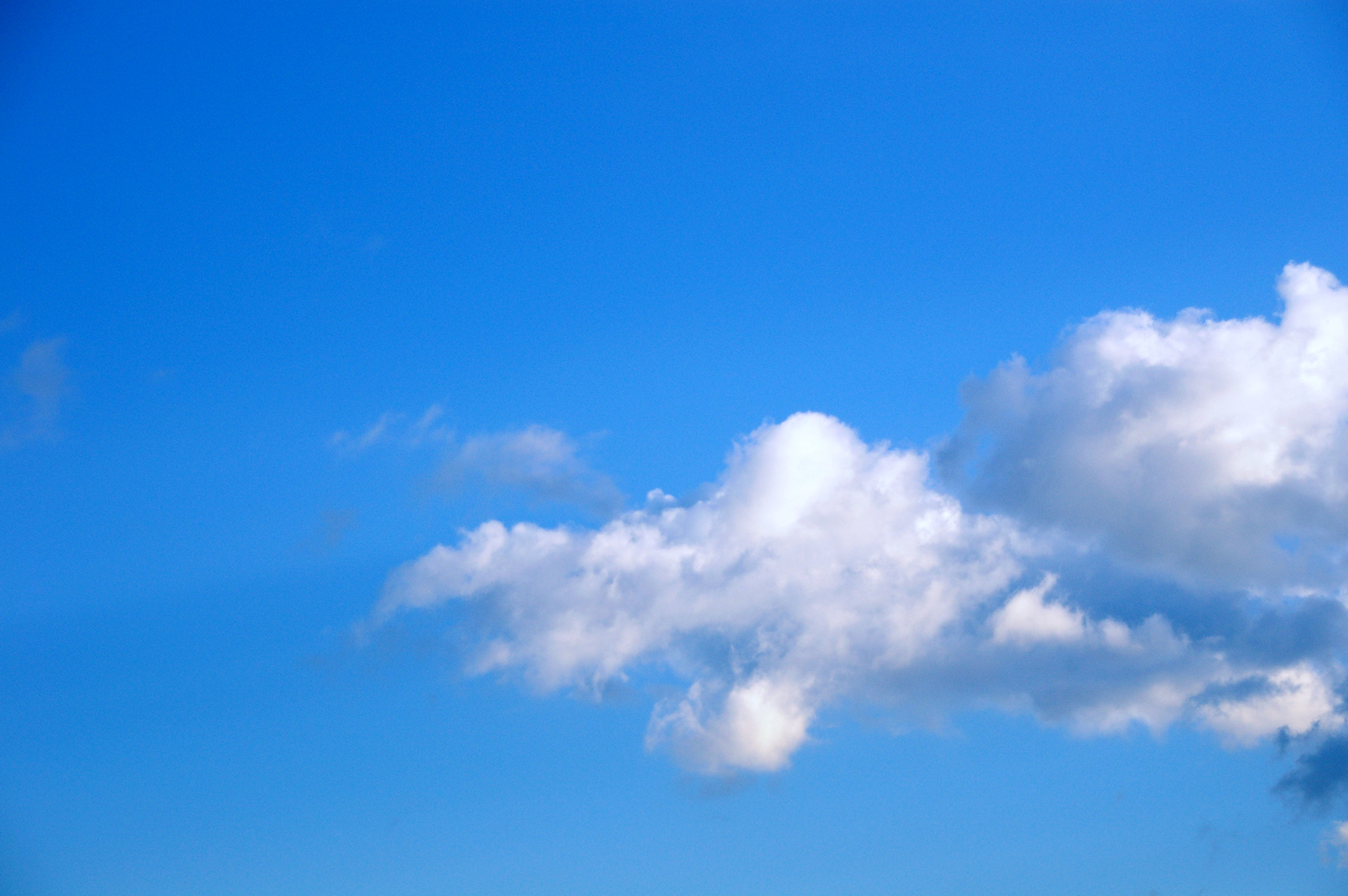 空 雲の写真のフリー素材