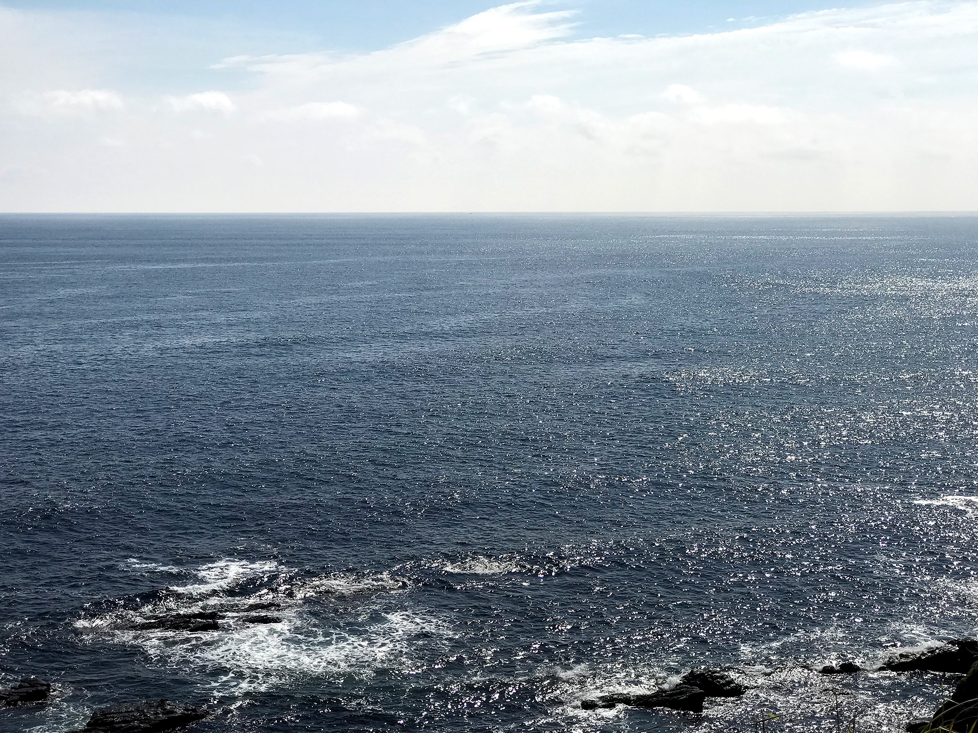 青い海と水平線