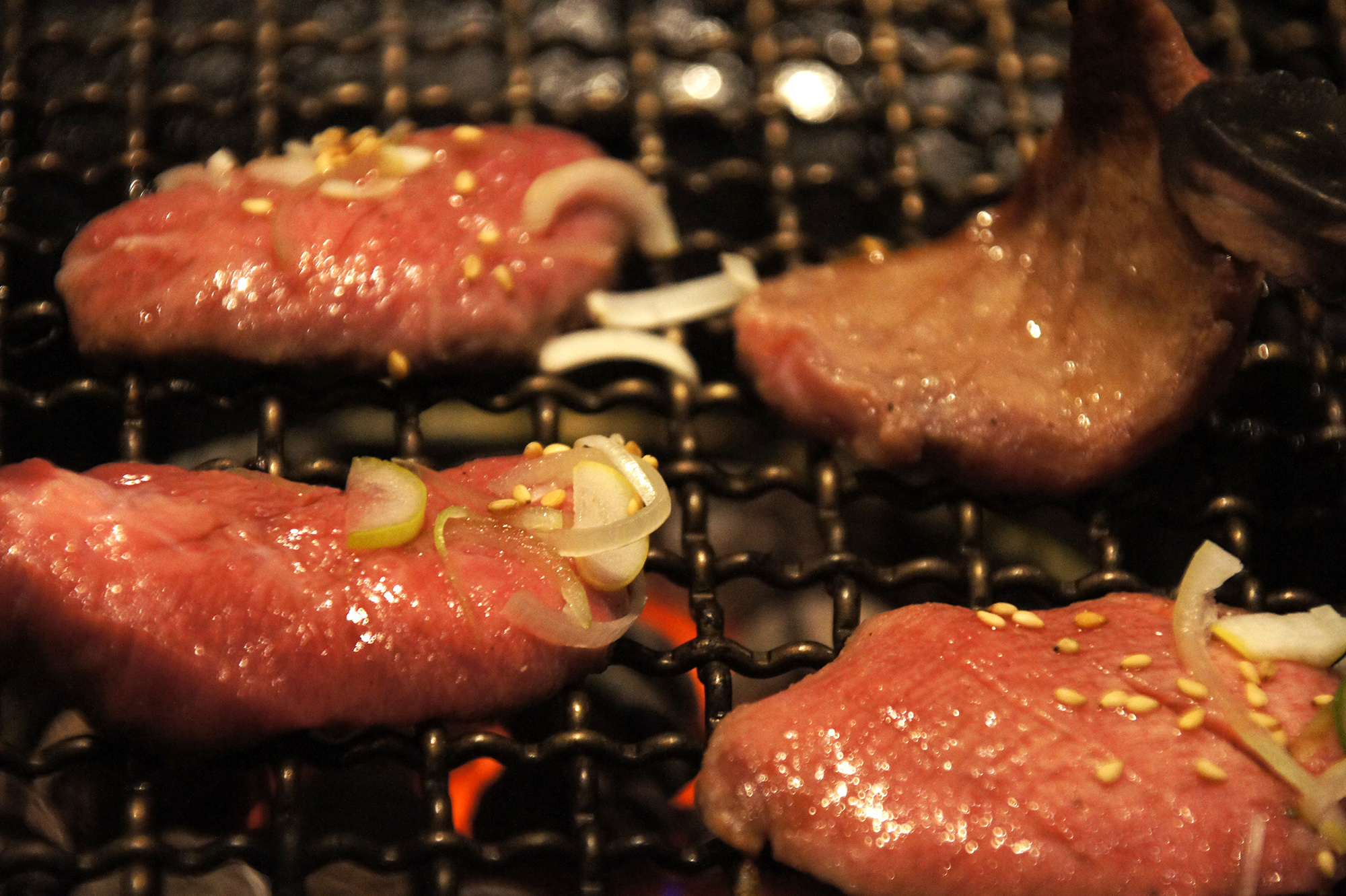 カルビ焼き肉のフリー写真素材